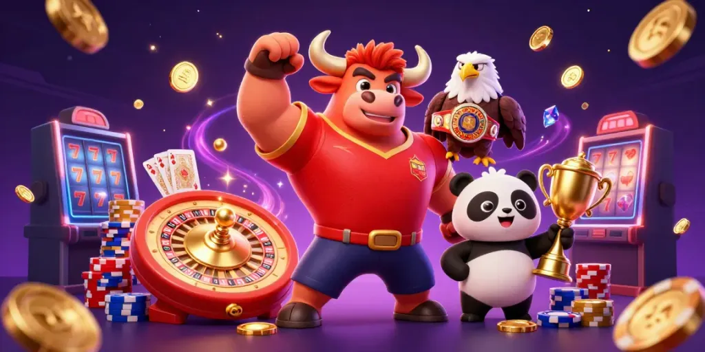 Experience web hitclub's thrilling casino fun with vibrant characters and dynamic gaming elements.