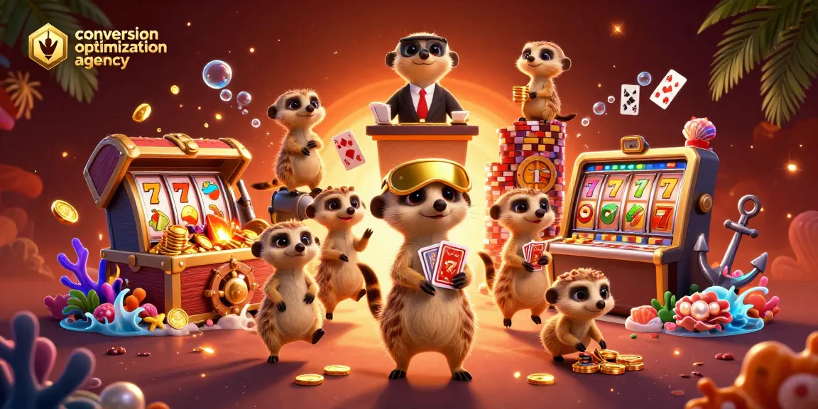 Experience the thrill of a conversion optimization agency in this vibrant casino scene.